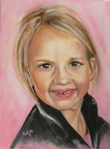 Schilderij van kind