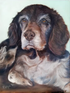Schilderij van hond