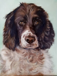 Schilderij van hond