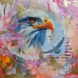 Spirit animal 'Adelaar' 20x20cm