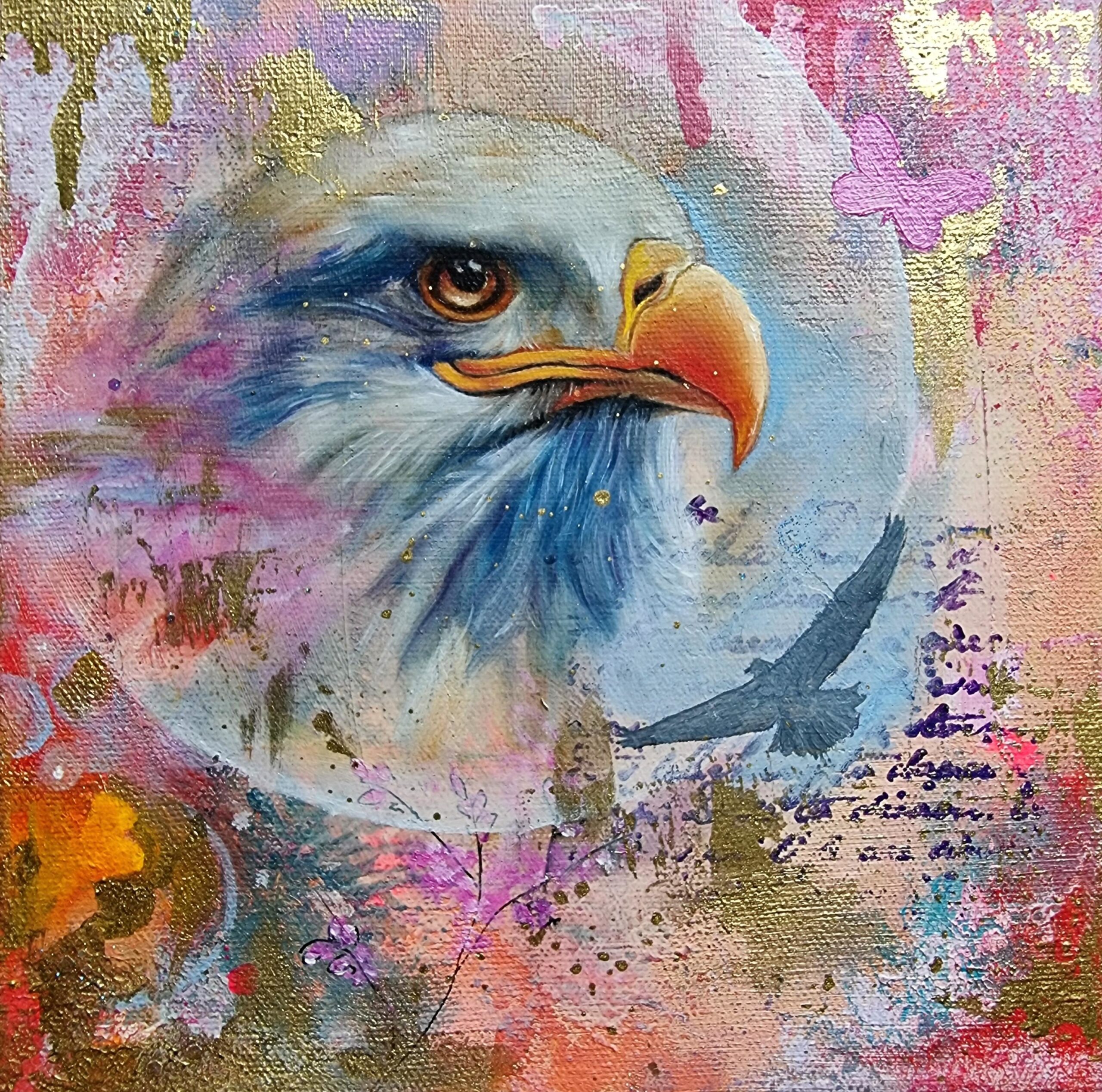 Spirit animal 'Adelaar' 20x20cm