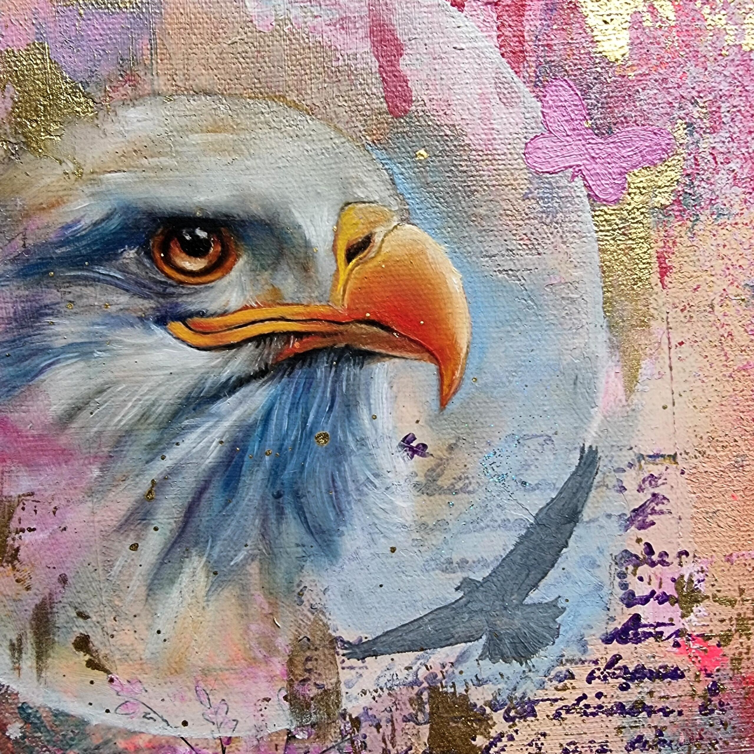 Spirit animal 'Adelaar' 20x20cm - Afbeelding 4